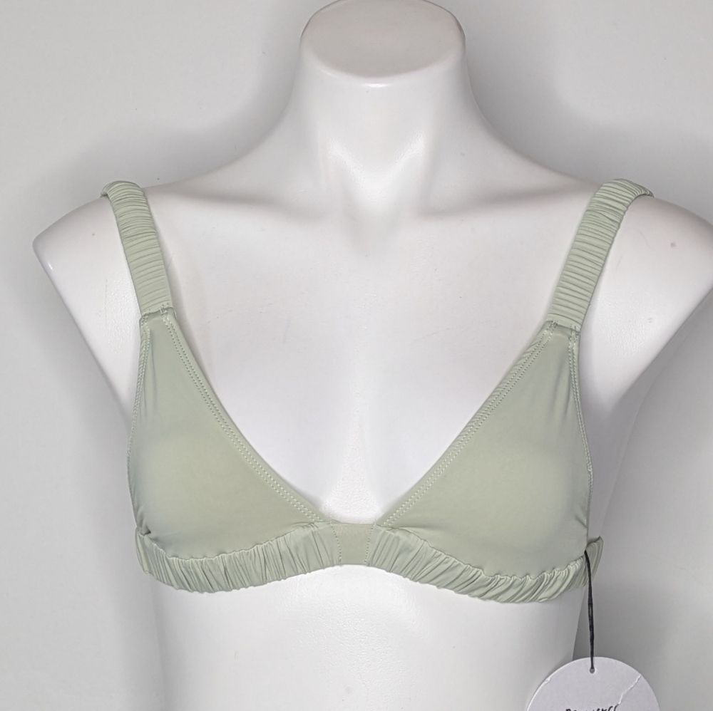 NWR Princess Polly Sage Green Josie Triangle Bikini Top 6